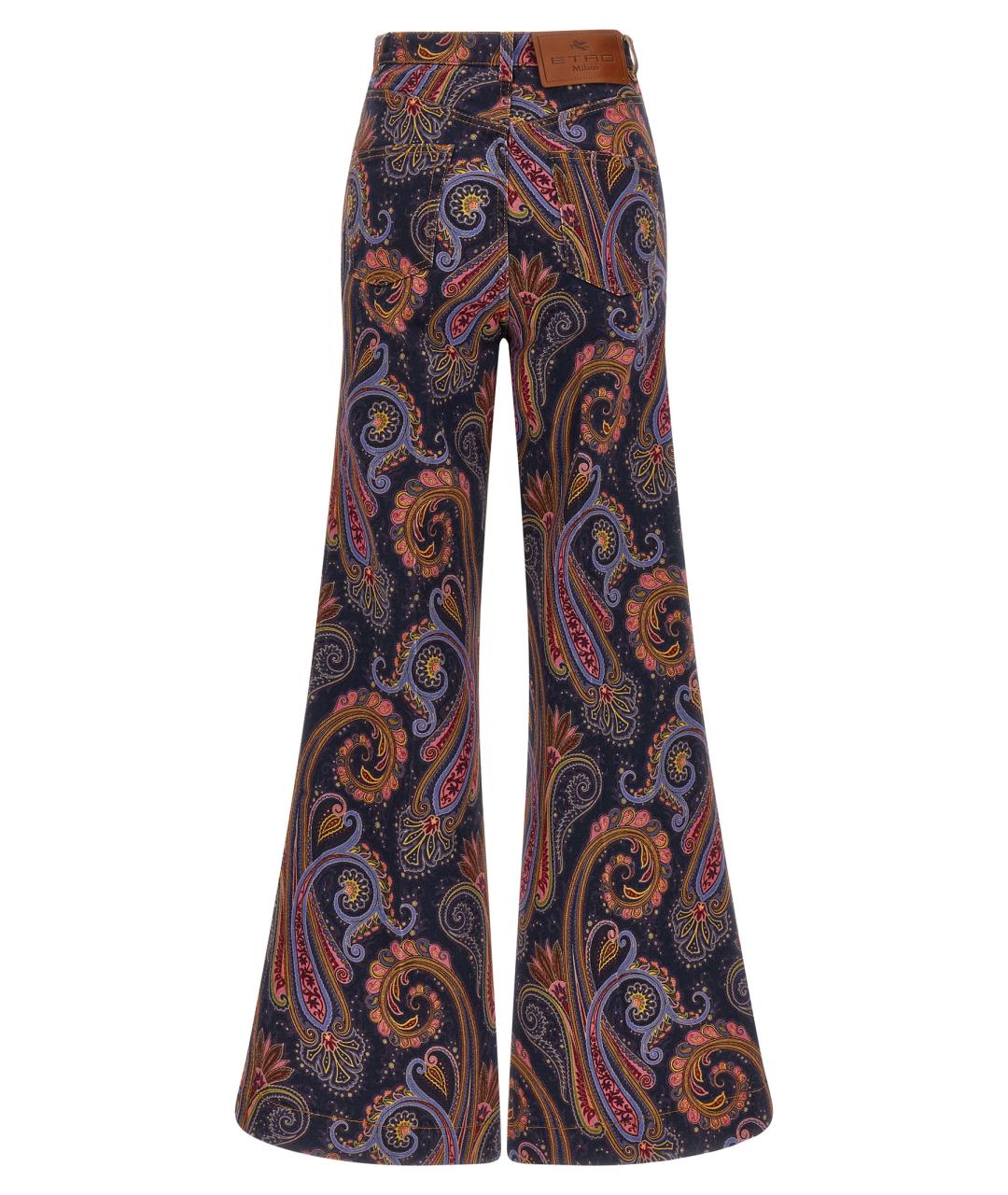 ETRO Мульти хлопковые джинсы клеш, фото 2