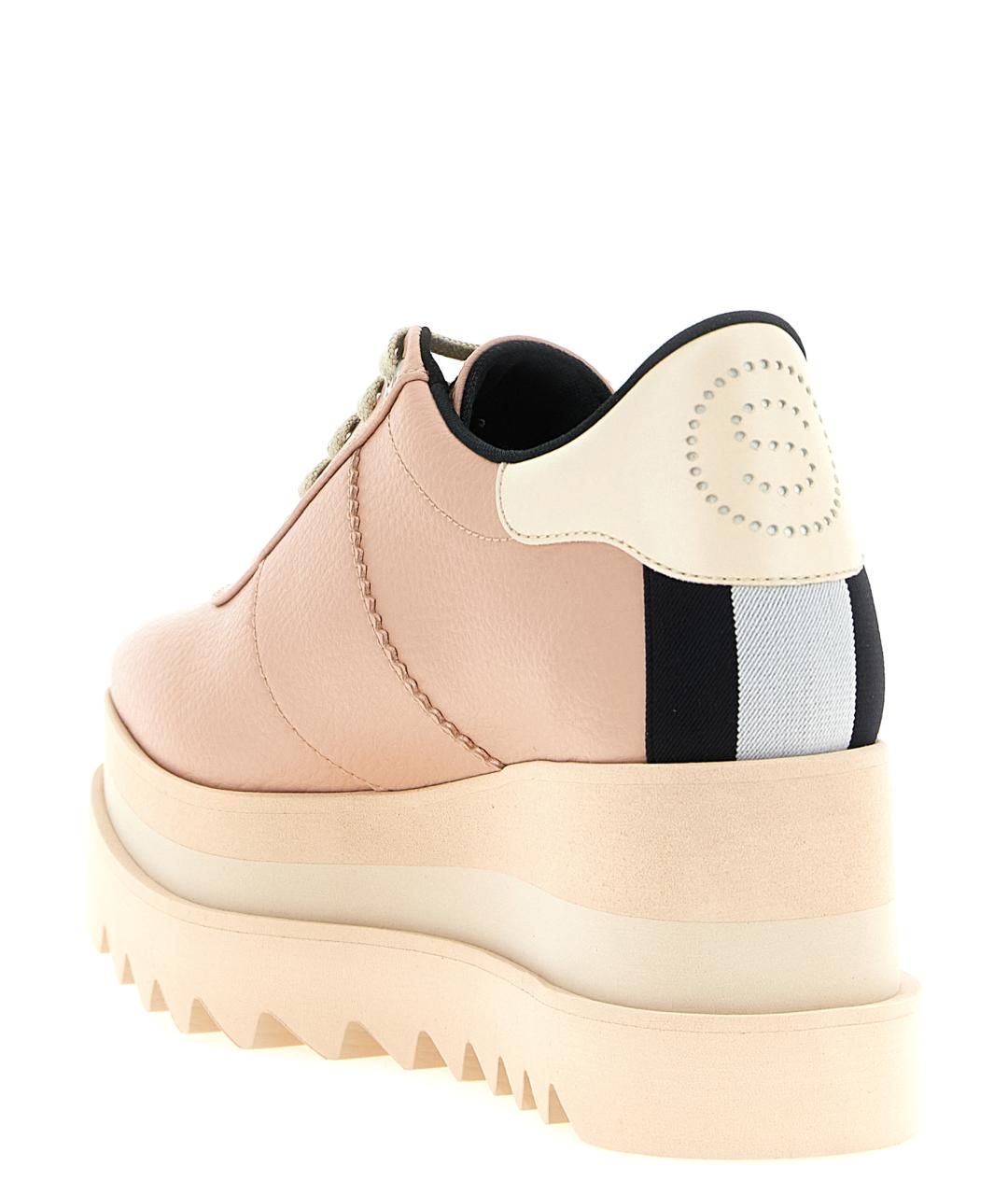 STELLA MCCARTNEY Розовые кроссовки из искусственной кожи, фото 3