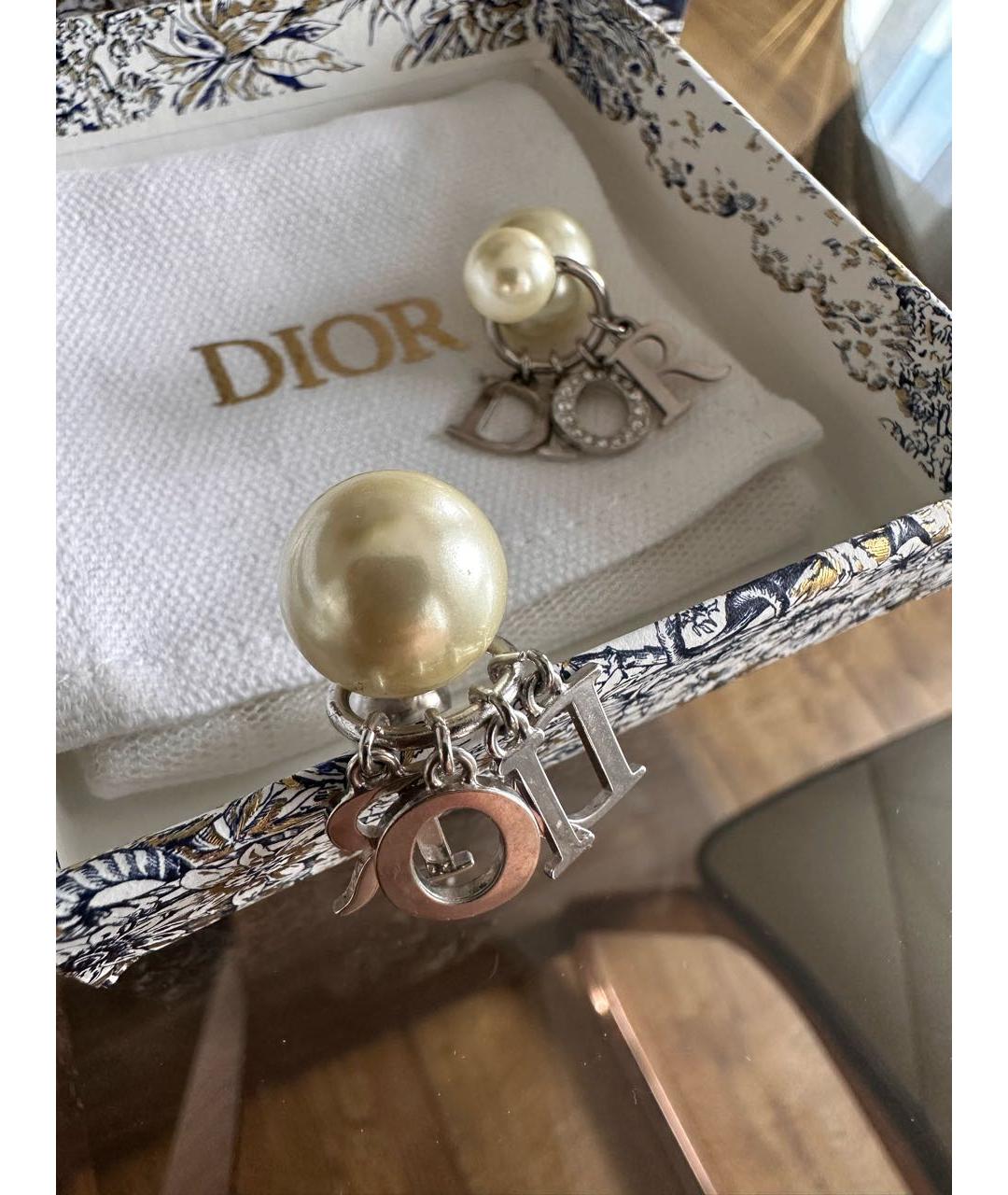 CHRISTIAN DIOR Серебряные серьги, фото 2