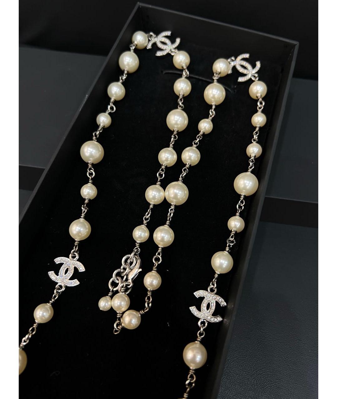 CHANEL Бежевое колье, фото 2