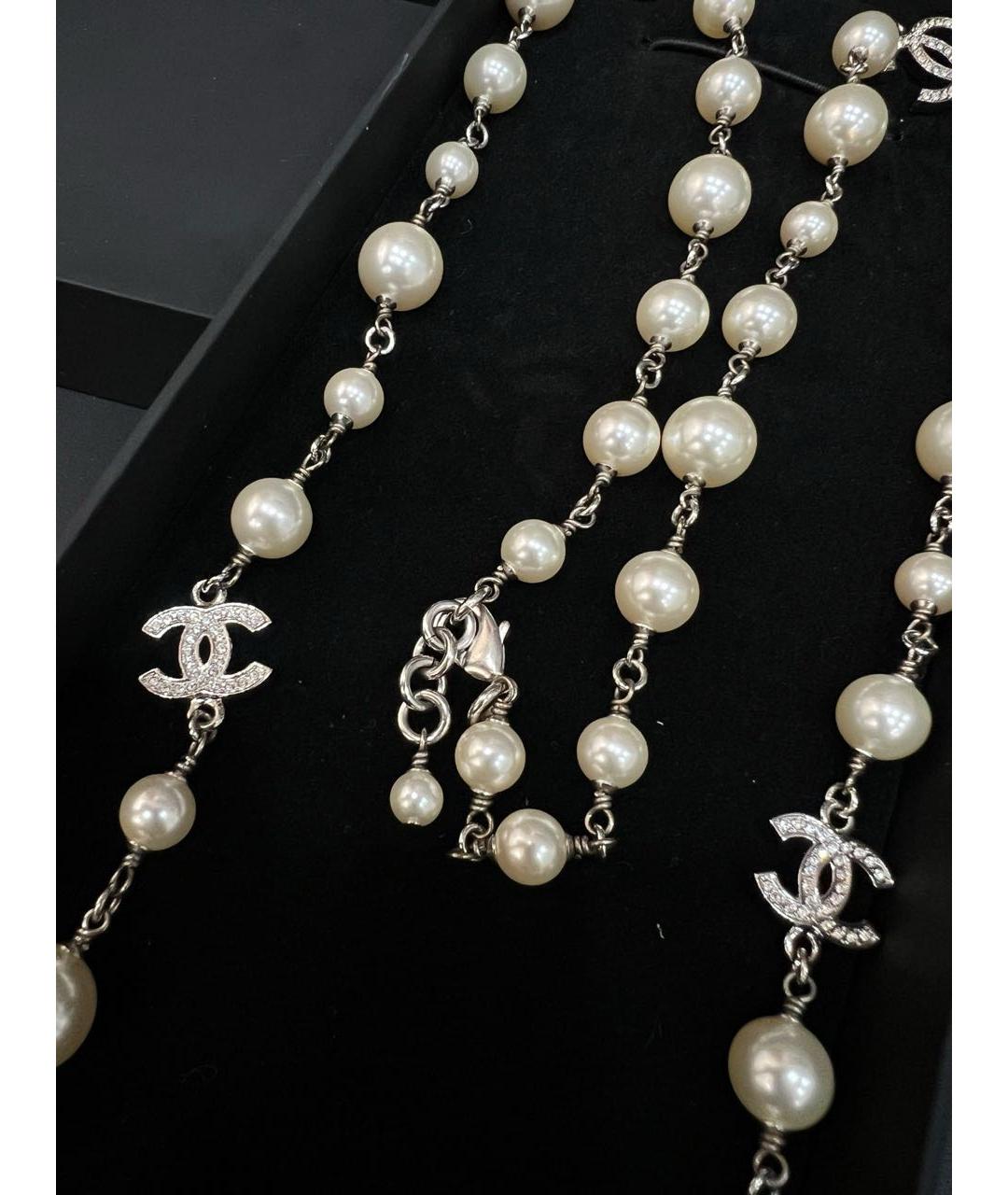 CHANEL Бежевое колье, фото 4