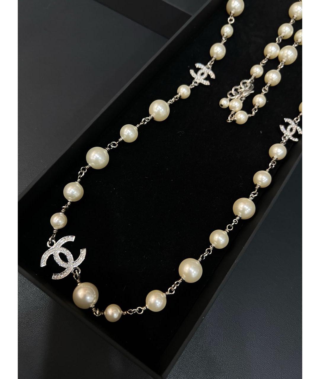 CHANEL Бежевое колье, фото 3