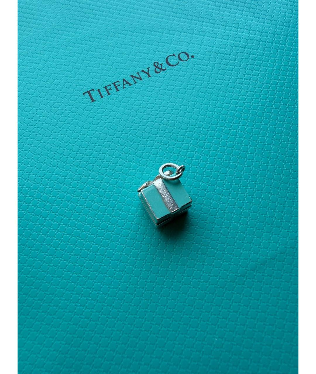 TIFFANY&CO Бирюзовая серебряная подвеска, фото 4