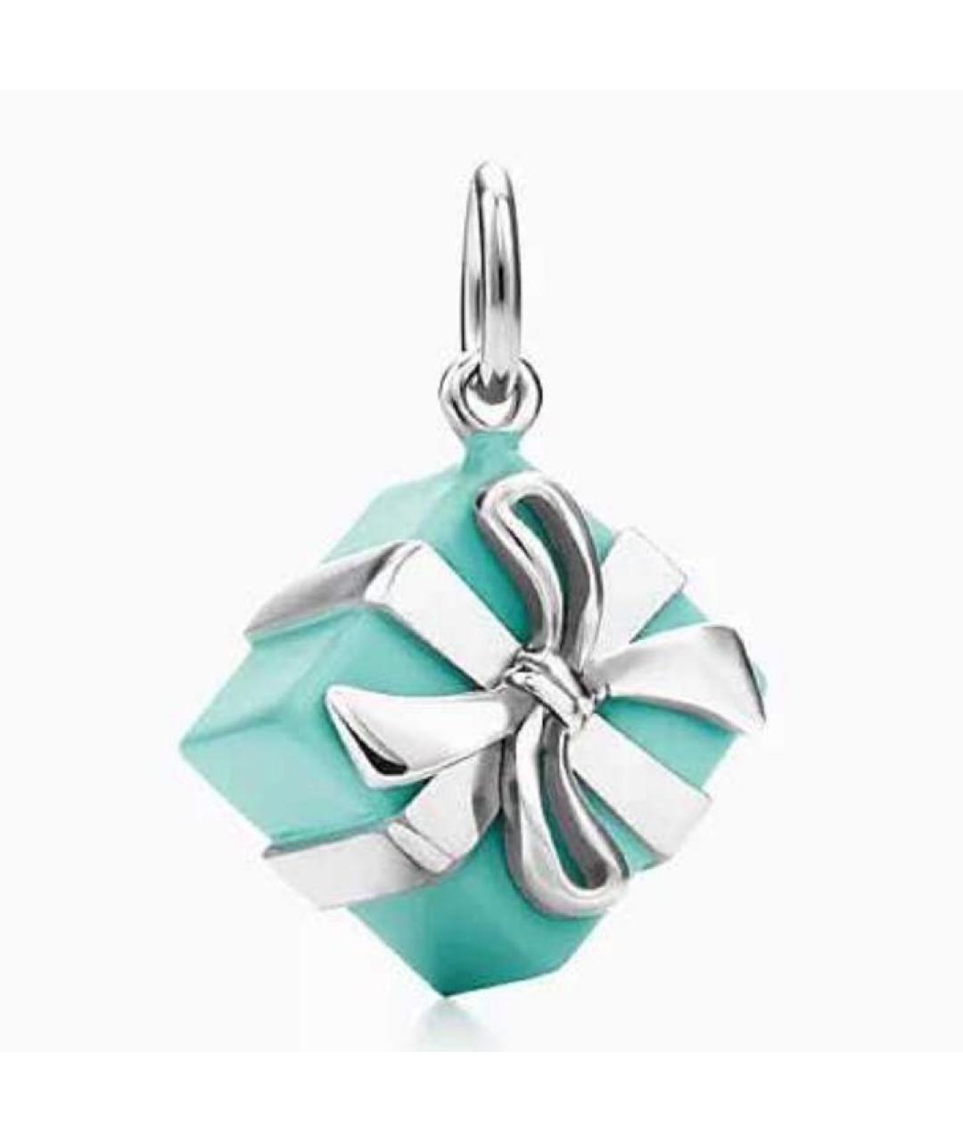 TIFFANY&CO Бирюзовая серебряная подвеска, фото 1