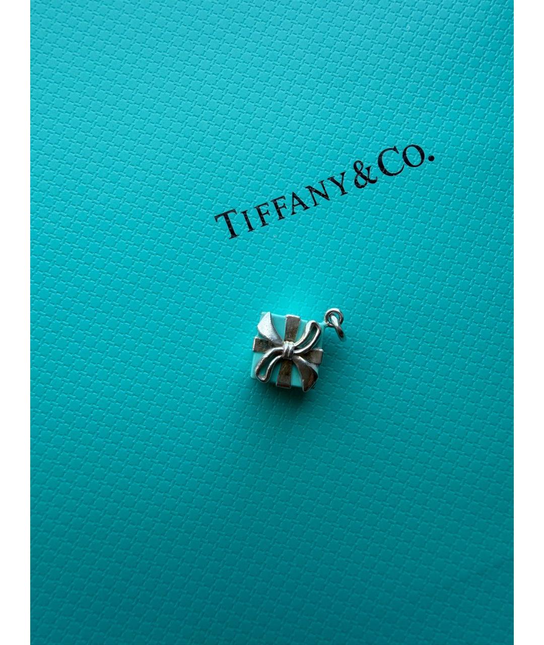 TIFFANY&CO Бирюзовая серебряная подвеска, фото 2