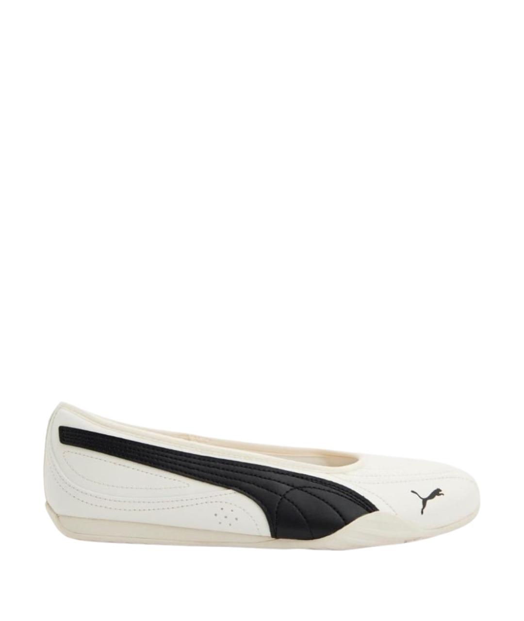PUMA Белые балетки из искусственной кожи, фото 1