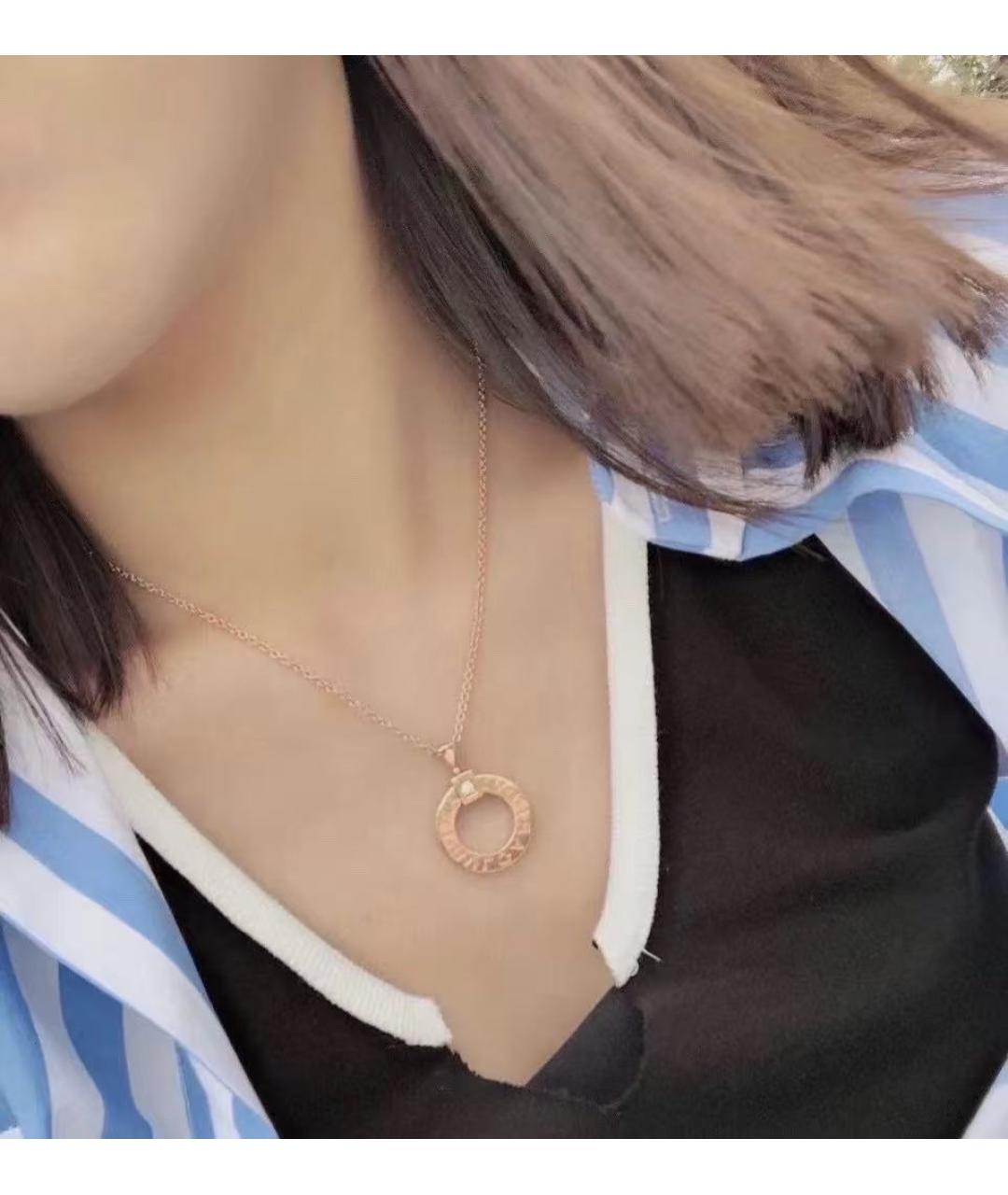 BVLGARI Золотое колье из розового золота, фото 4