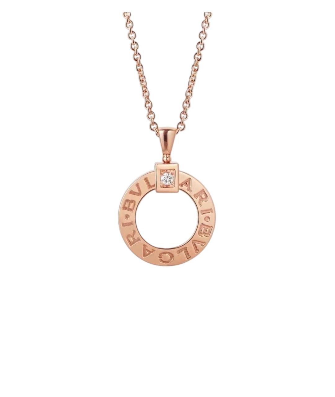 BVLGARI Золотое колье из розового золота, фото 1