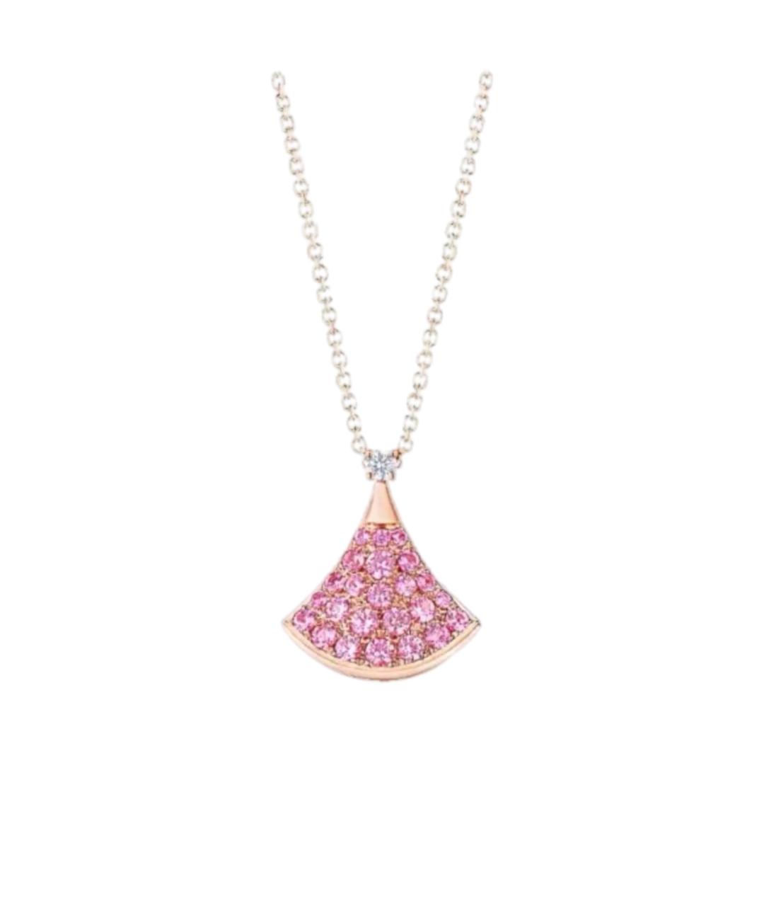 BVLGARI Золотое колье из розового золота, фото 1