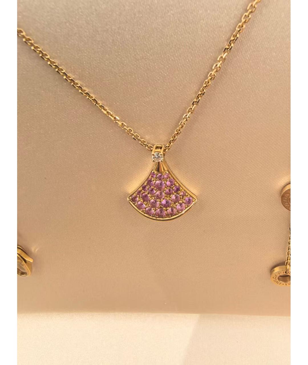 BVLGARI Золотое колье из розового золота, фото 2