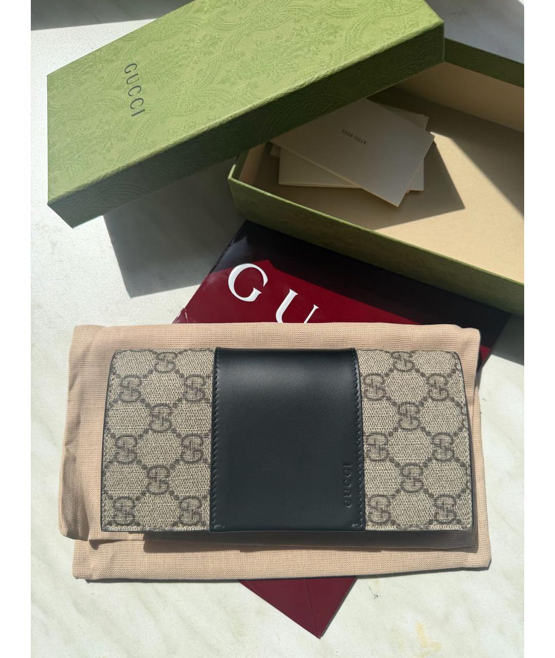 GUCCI Бежевый кошелек, фото 6