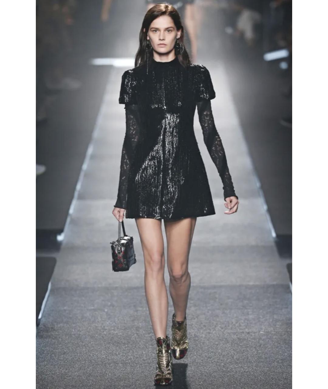 LOUIS VUITTON Черное полиэстеровое вечернее платье, фото 2