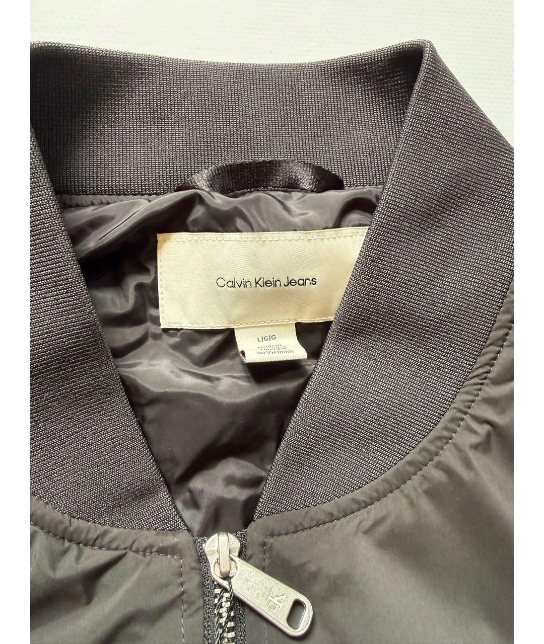 CALVIN KLEIN Черная куртка, фото 4
