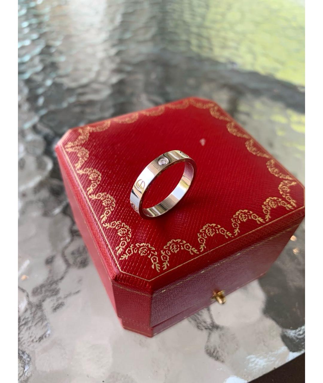 CARTIER Серебряное кольцо из белого золота, фото 2