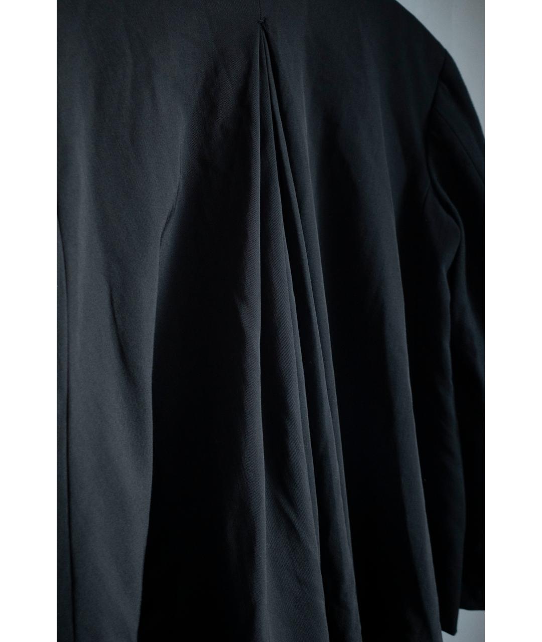 YOHJI YAMAMOTO Черный шерстяной жакет/пиджак, фото 6