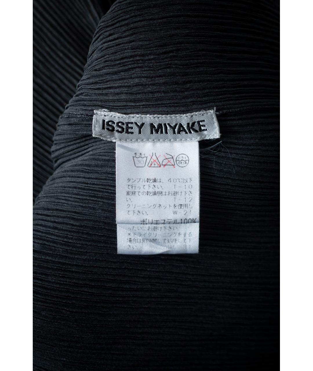 ISSEY MIYAKE Черная полиэстеровая рубашка, фото 5