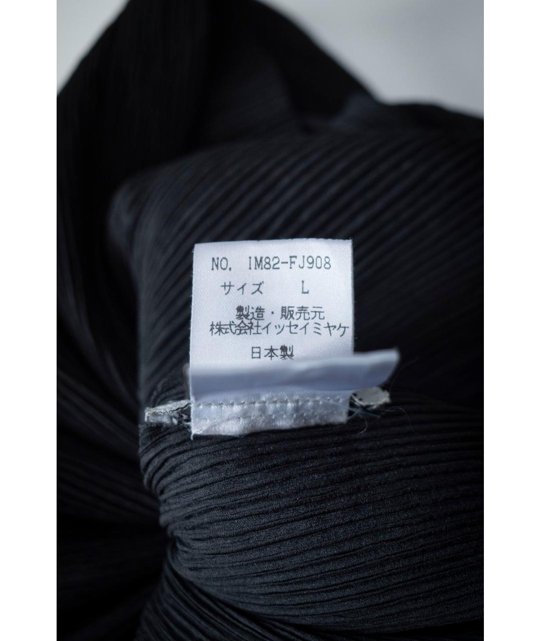 ISSEY MIYAKE Черная полиэстеровая рубашка, фото 6