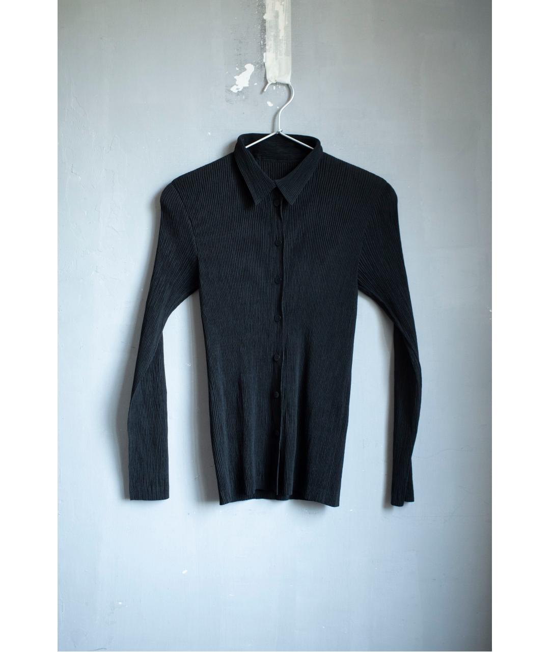 ISSEY MIYAKE Черная полиэстеровая рубашка, фото 7