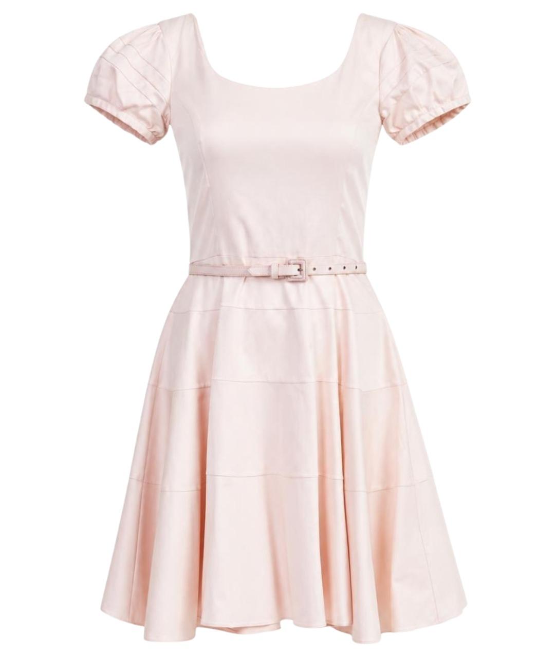 CHRISTIAN DIOR Розовое хлопковое вечернее платье, фото 1