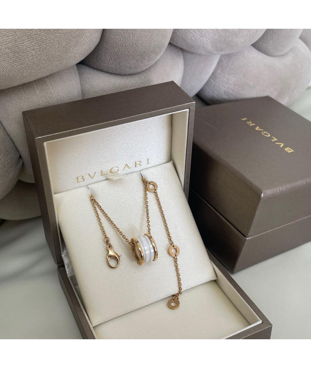 BVLGARI Золотое колье из розового золота, фото 2