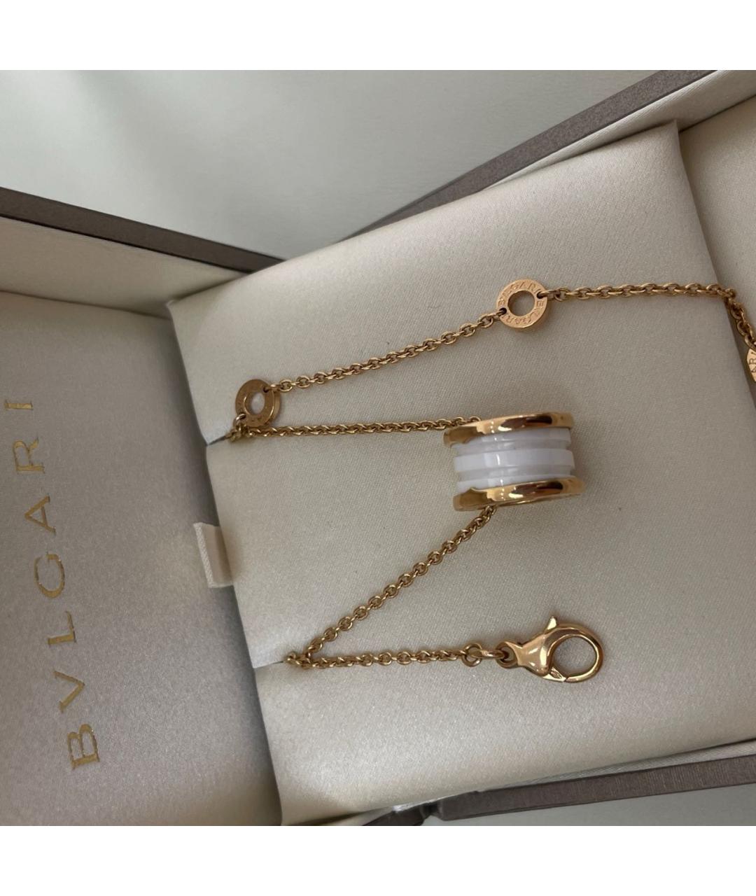 BVLGARI Золотое колье из розового золота, фото 4