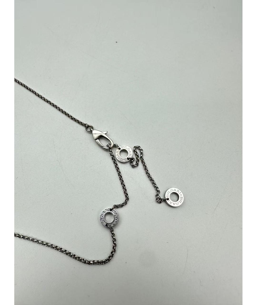BVLGARI Серебряное колье из белого золота, фото 3