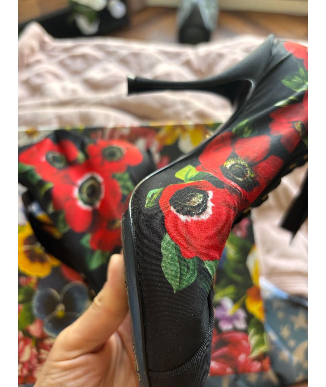 DOLCE&GABBANA Черные ботинки, фото 5