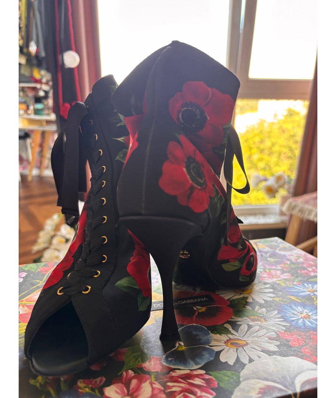 DOLCE&GABBANA Черные ботинки, фото 2