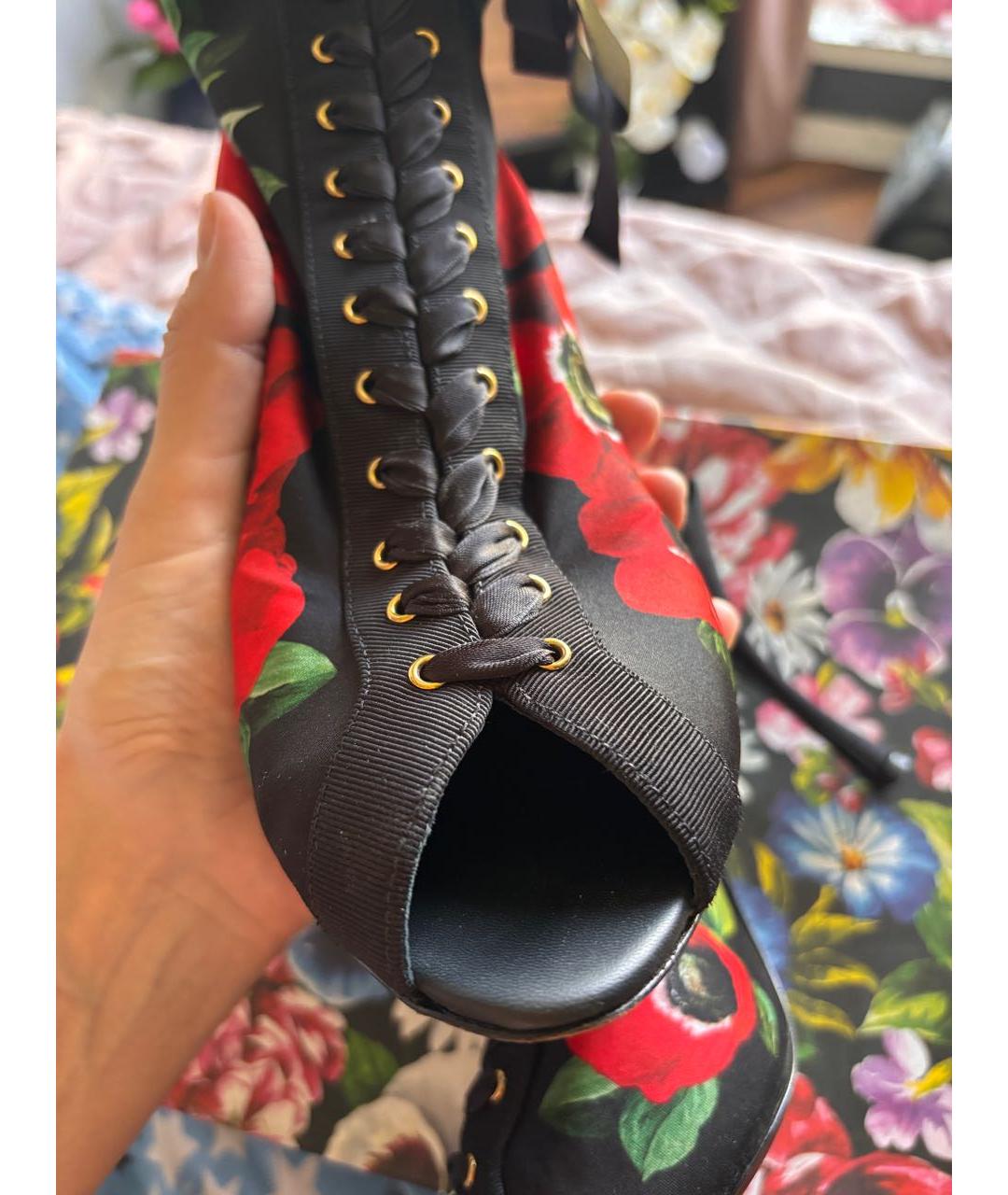 DOLCE&GABBANA Черные ботинки, фото 9