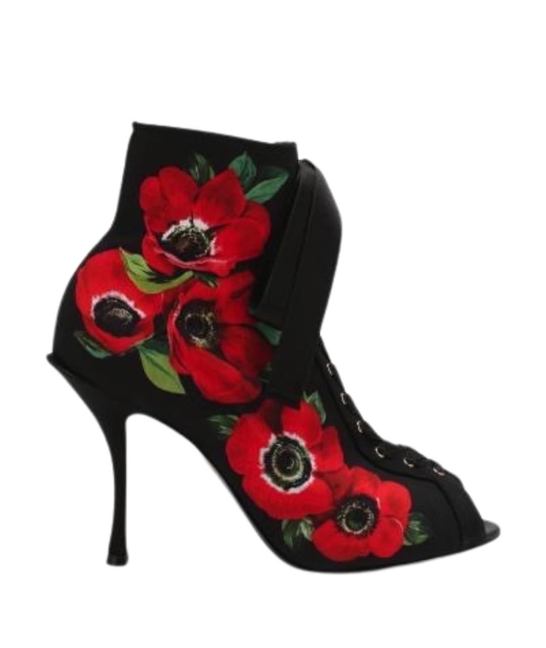 DOLCE&GABBANA Черные ботинки, фото 1