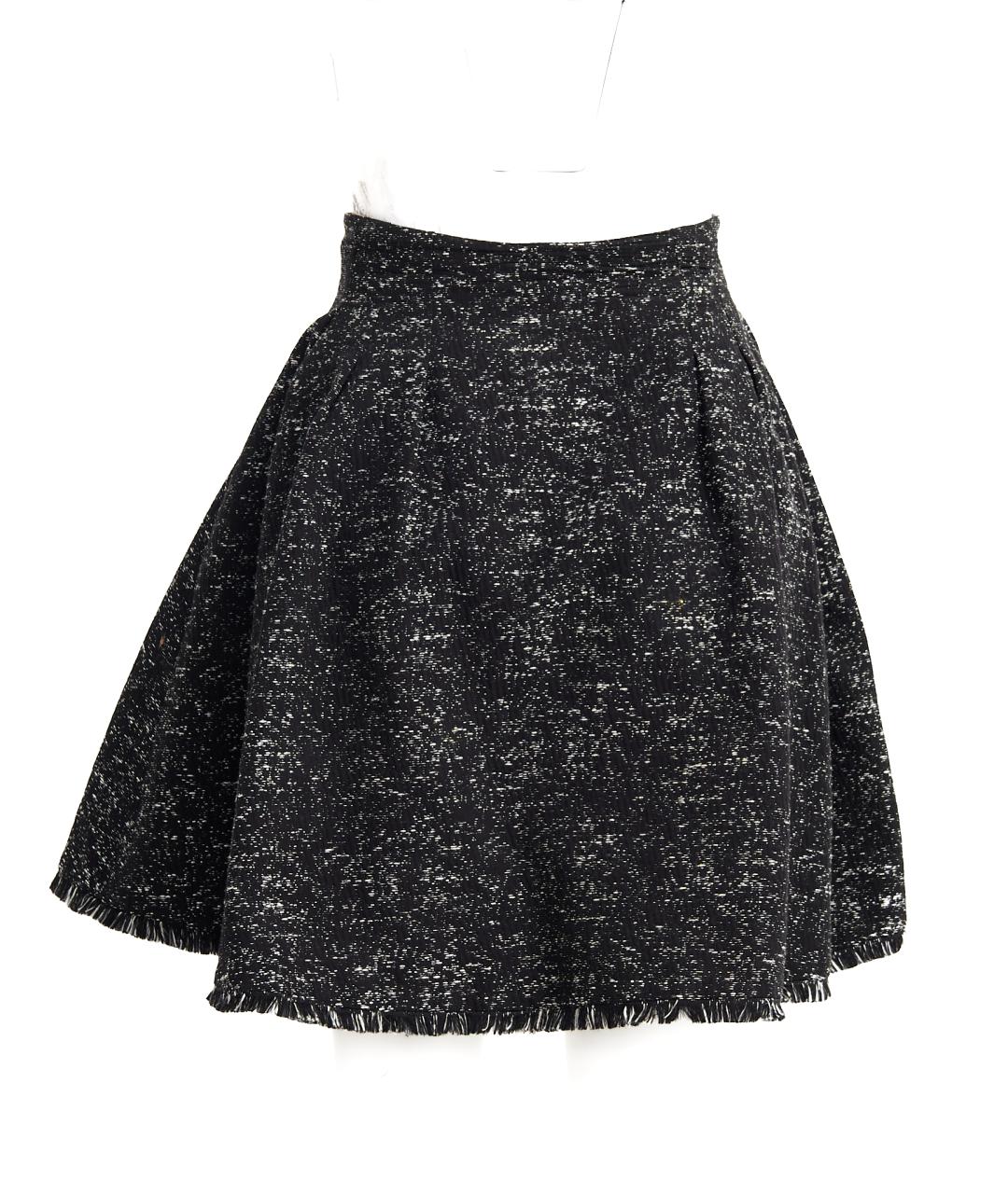 CHRISTIAN DIOR Черная хлопковая юбка мини, фото 3