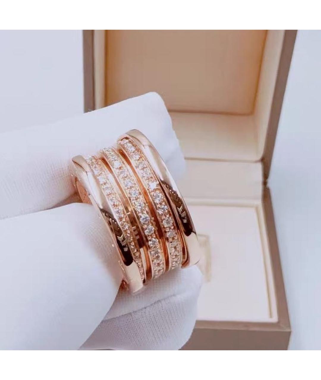 BVLGARI Розовое кольцо из розового золота, фото 4