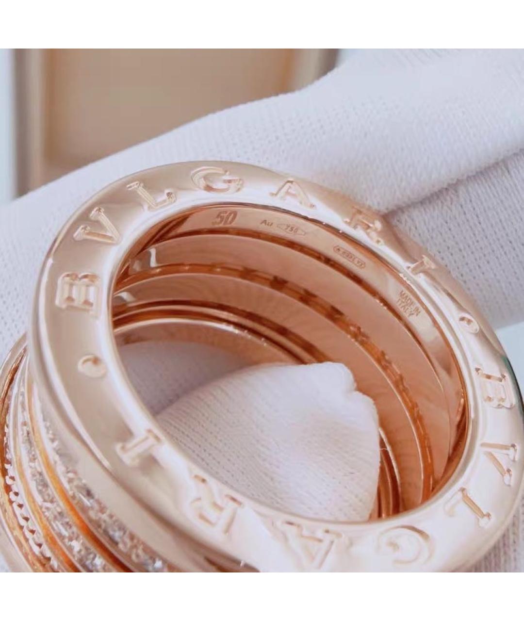 BVLGARI Розовое кольцо из розового золота, фото 6