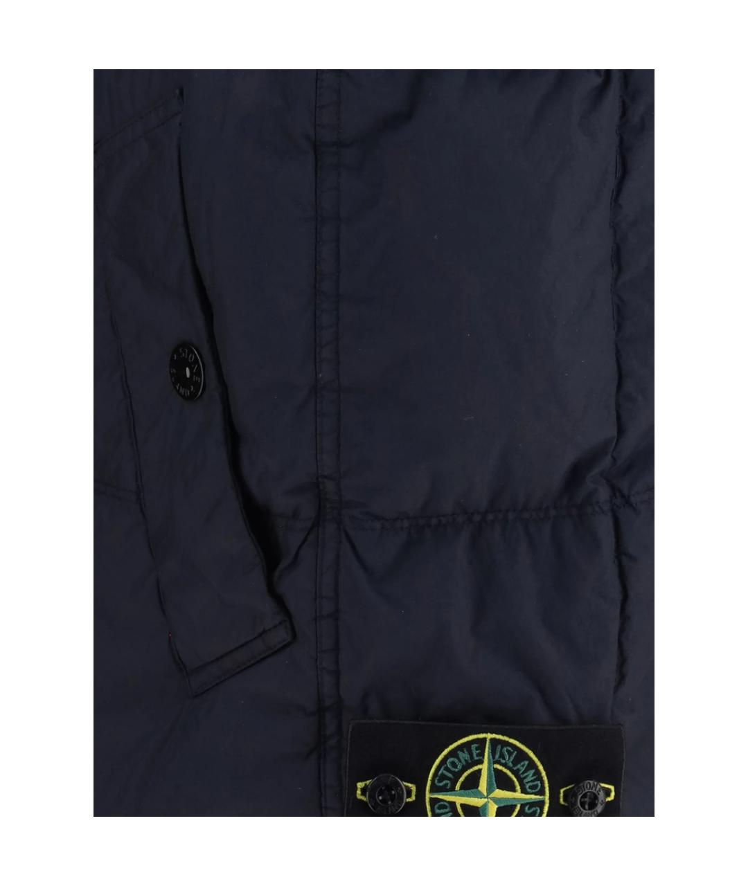STONE ISLAND Синий полиамидовый жилет, фото 3