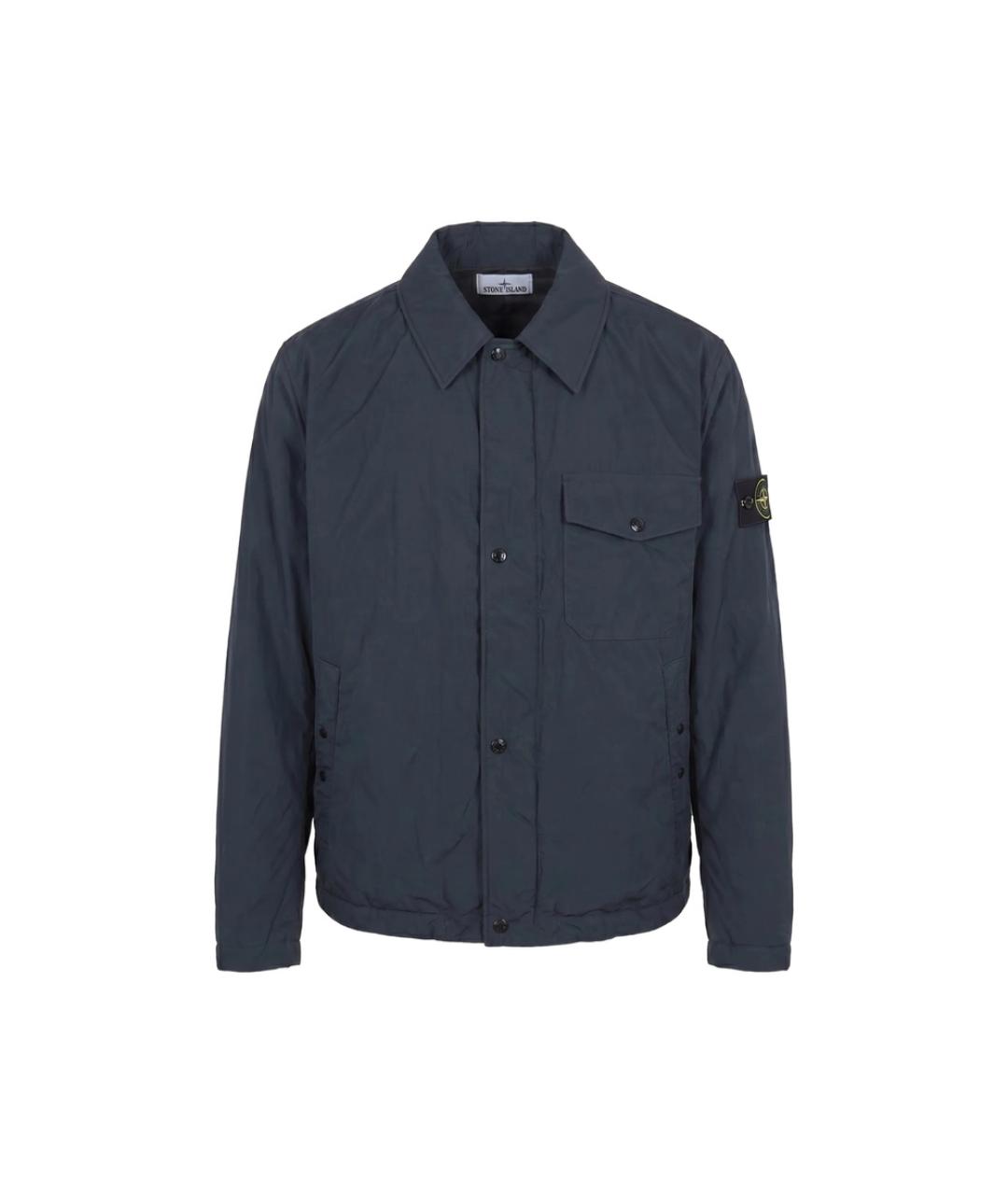 STONE ISLAND Синяя полиэстеровая куртка, фото 1