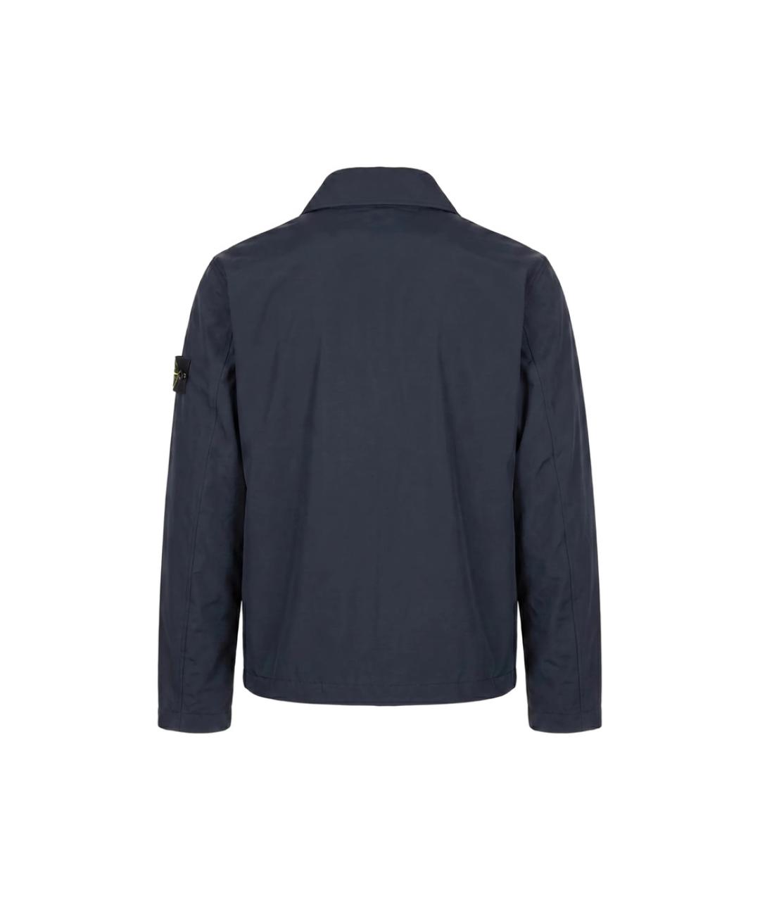 STONE ISLAND Синяя полиэстеровая куртка, фото 2