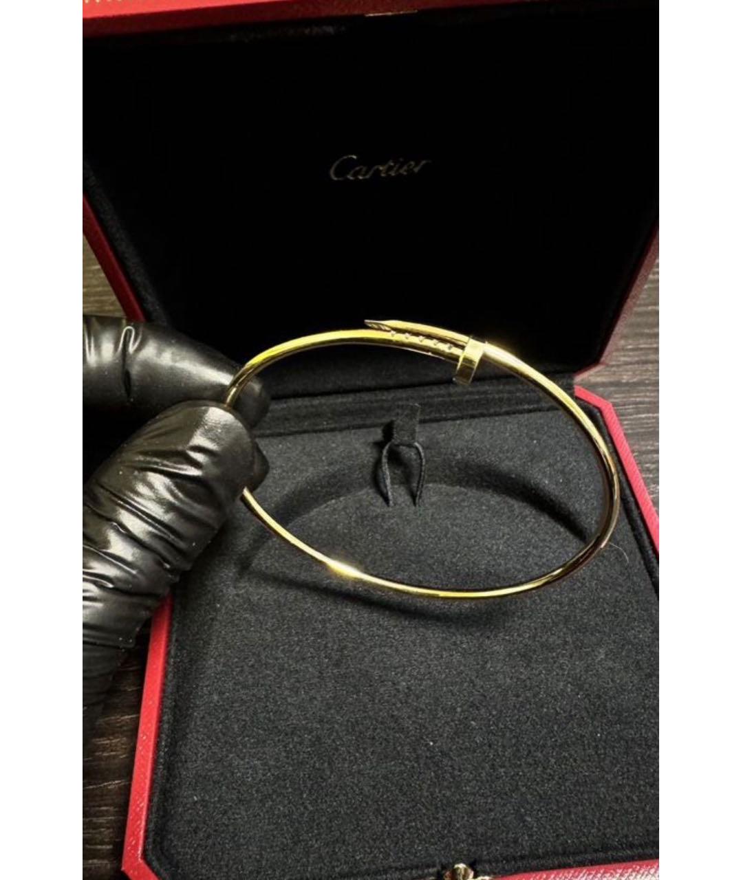 CARTIER Желтый браслет из желтого золота, фото 2