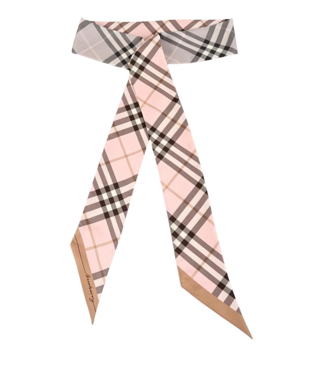 BURBERRY Мульти шелковый шарф, фото 1