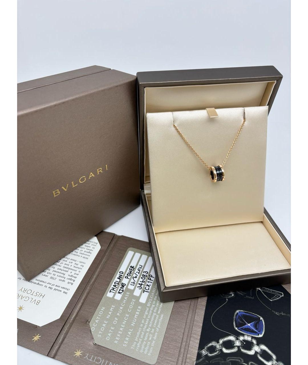 BVLGARI Золотое колье из розового золота, фото 2