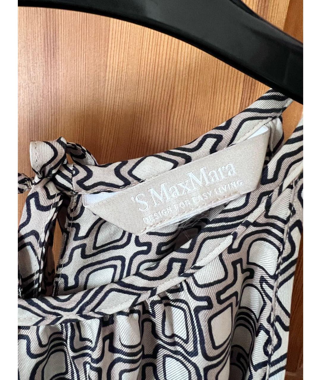 'S MAX MARA Бежевое повседневное платье, фото 3