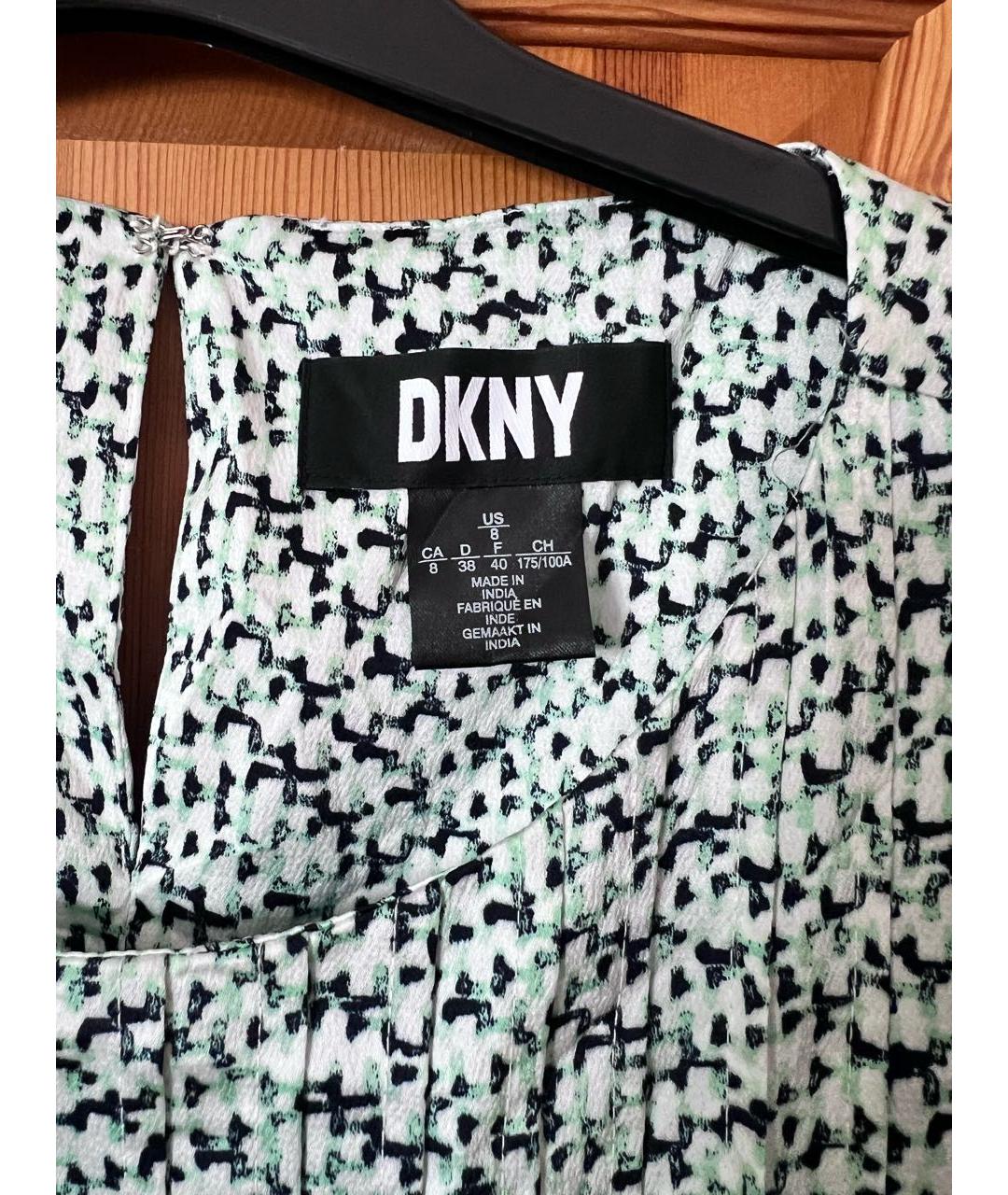 DKNY Зеленое повседневное платье, фото 3