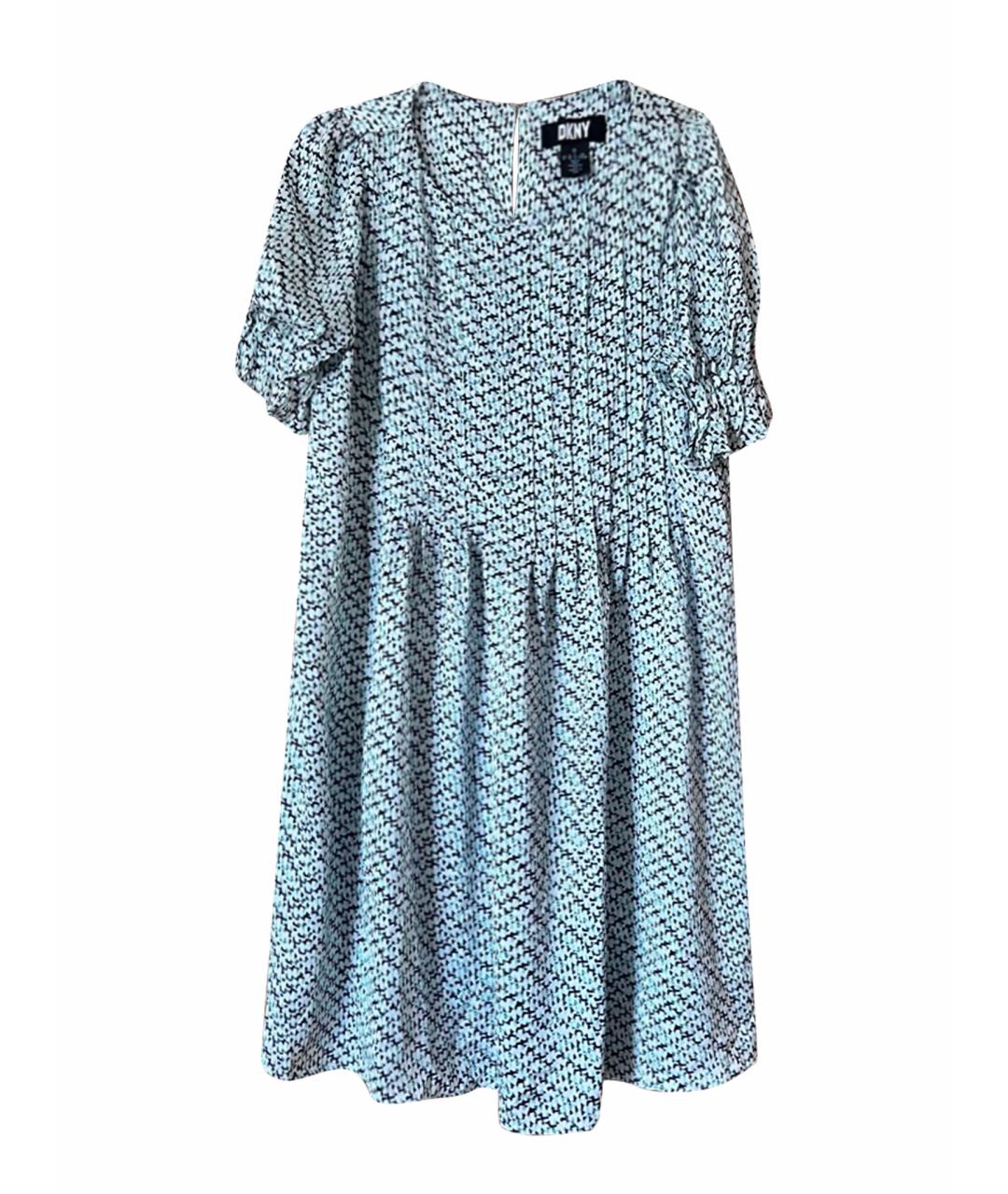DKNY Зеленое повседневное платье, фото 1