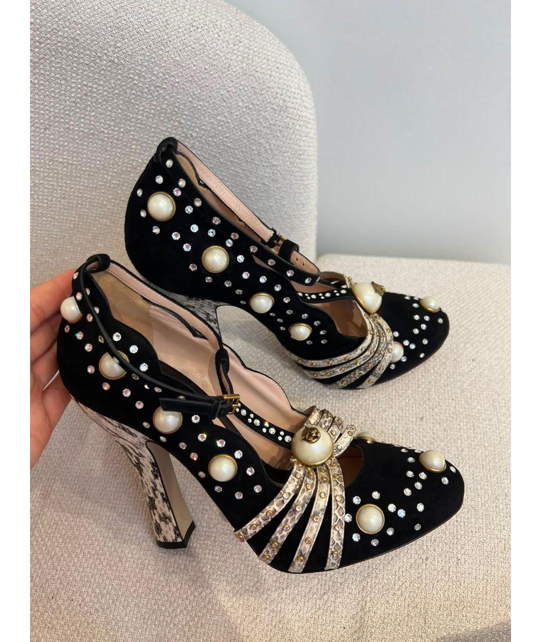 GUCCI Черные туфли, фото 6