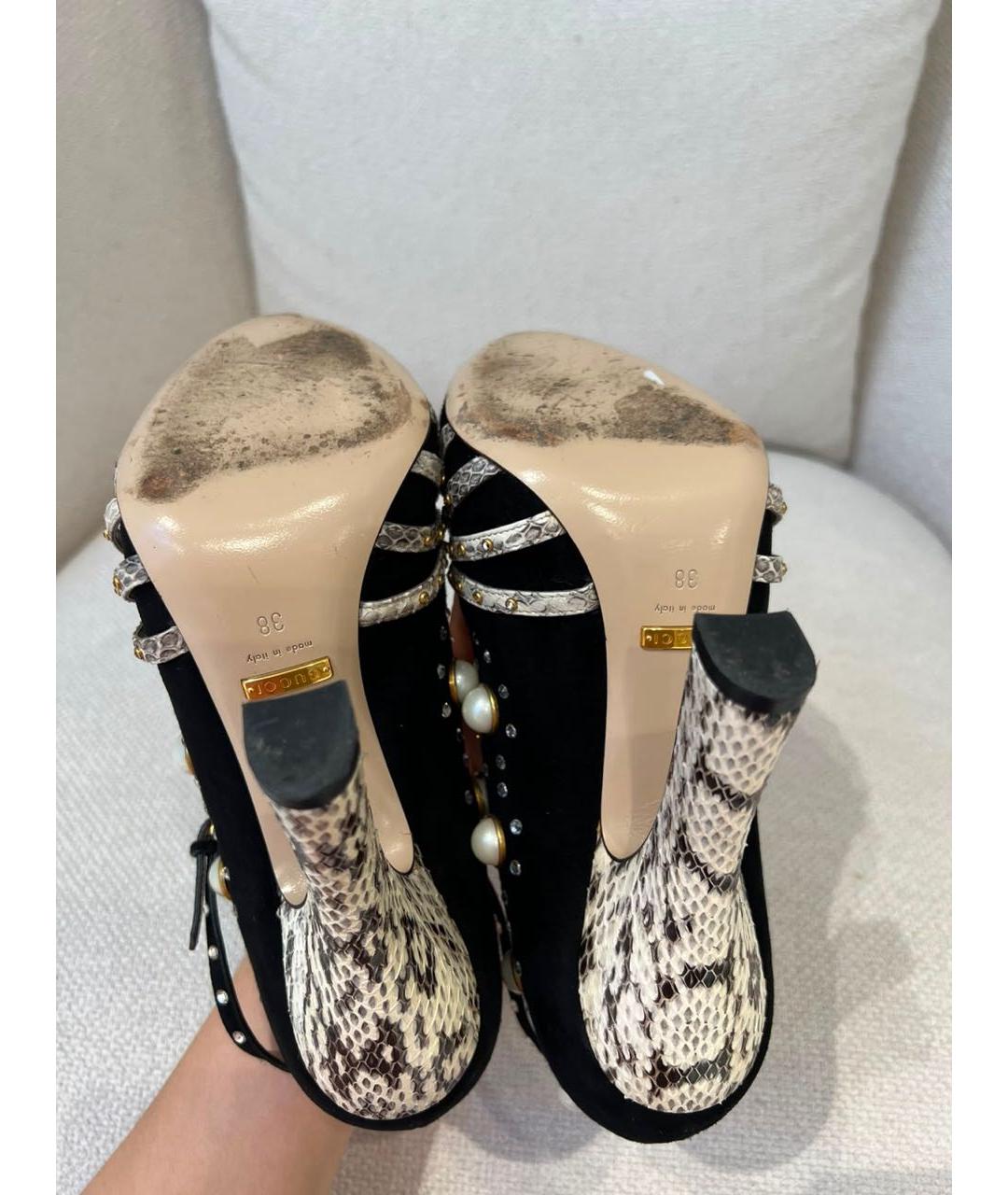 GUCCI Черные туфли, фото 4