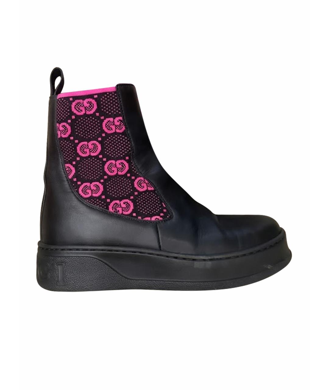 GUCCI Черные полусапоги, фото 1