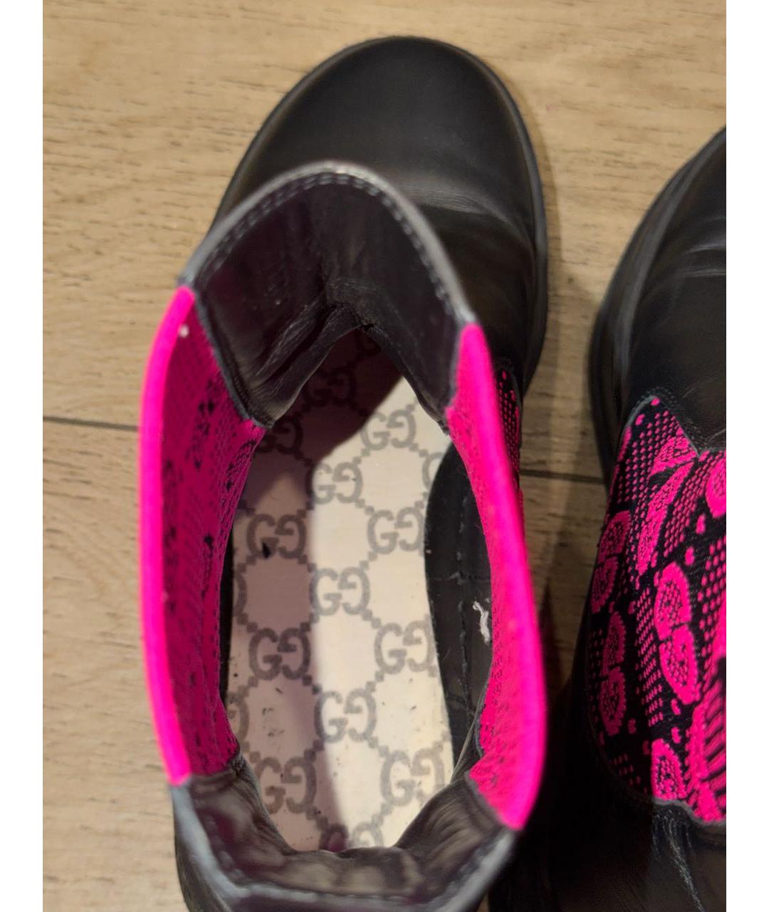 GUCCI Черные полусапоги, фото 2