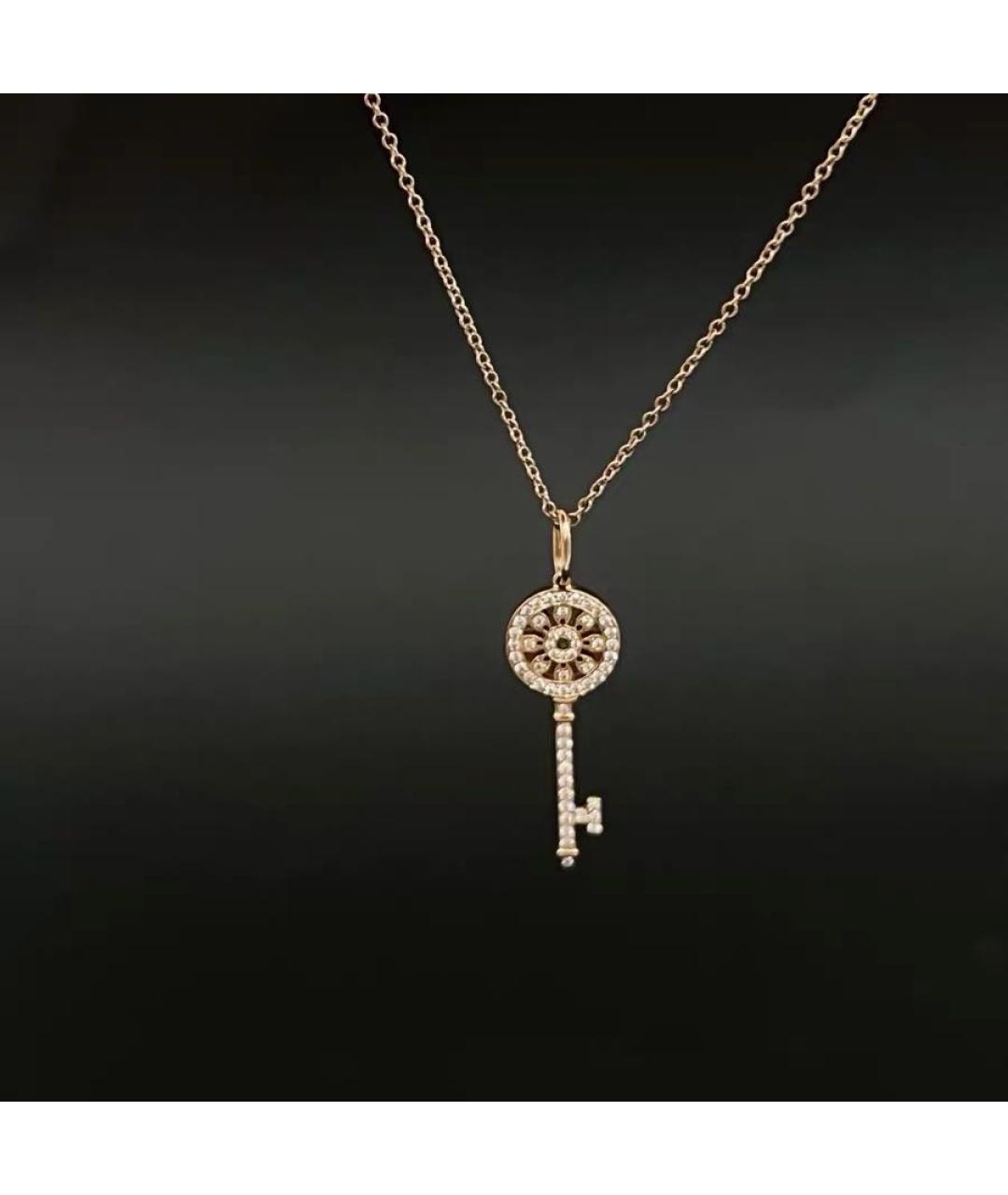 TIFFANY&CO Розовое колье из розового золота, фото 4