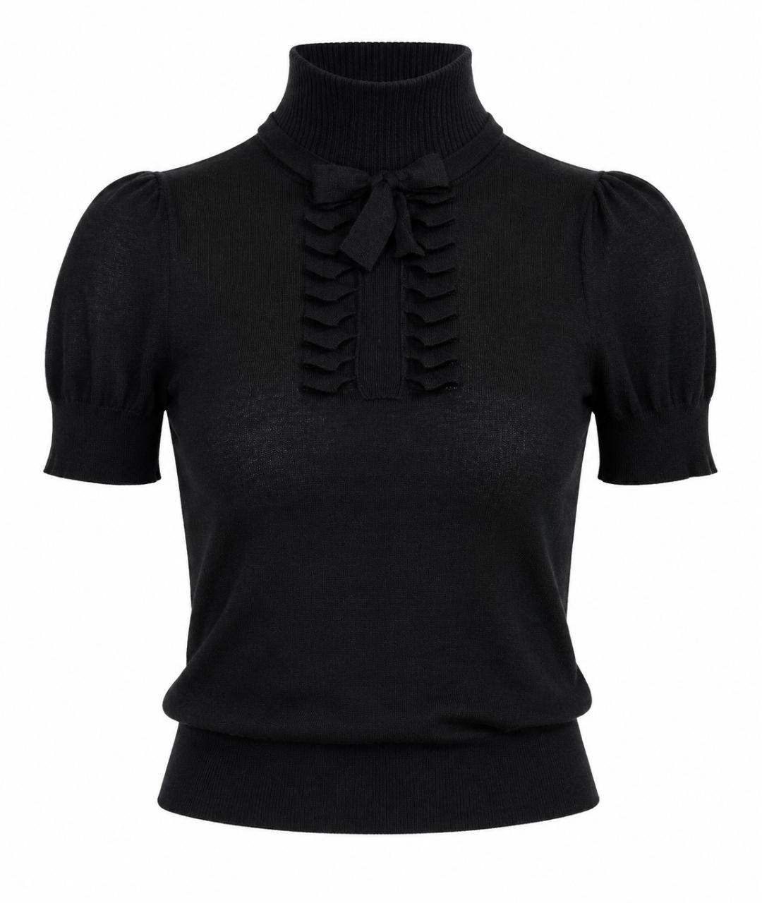 GUCCI Черный кашемировый джемпер / свитер, фото 1