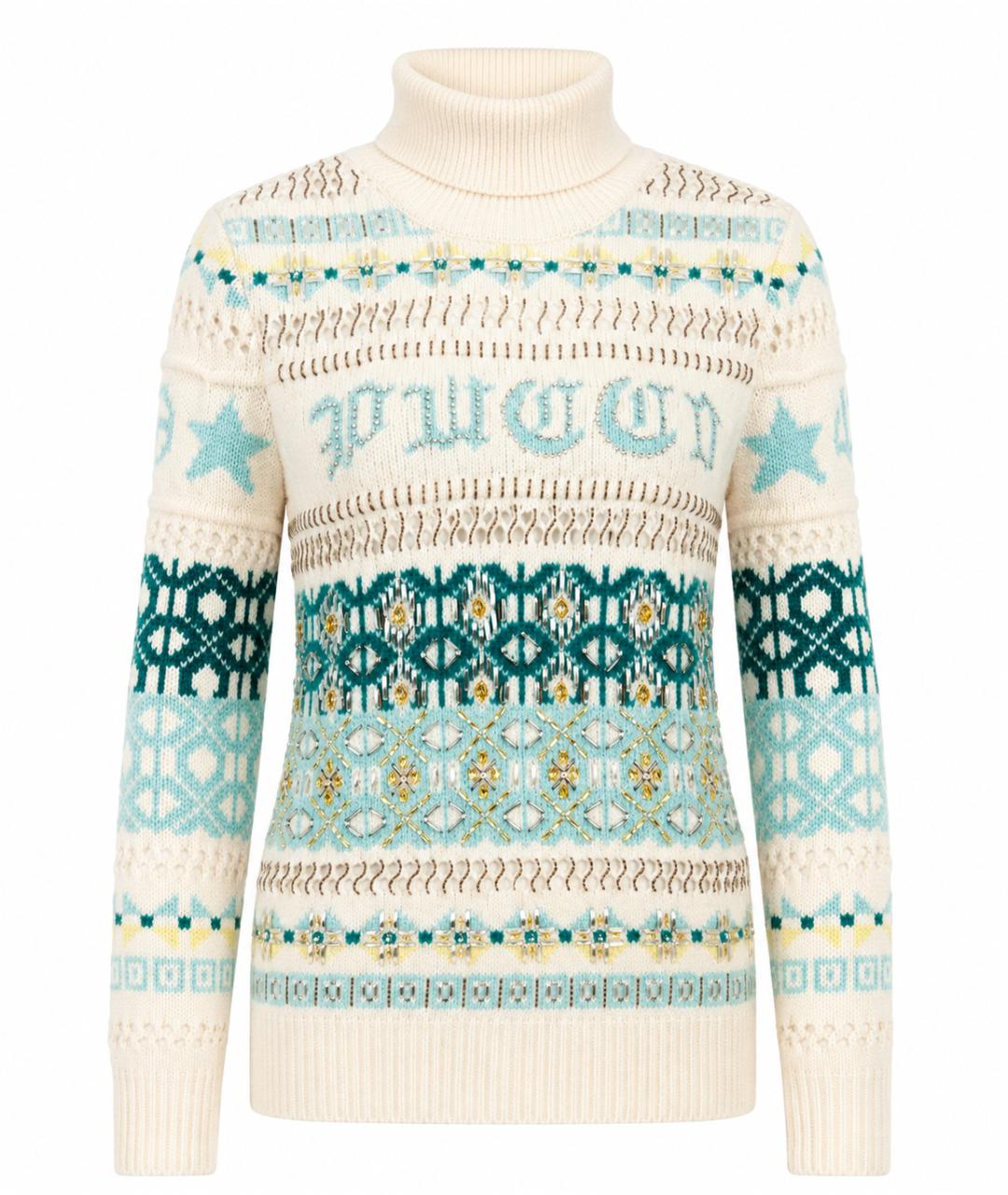 EMILIO PUCCI Бежевый шерстяной джемпер / свитер, фото 1