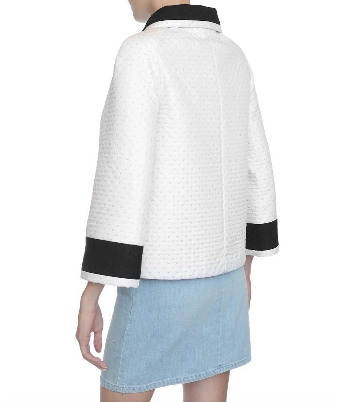 CHANEL Белая полиэстеровая куртка, фото 4